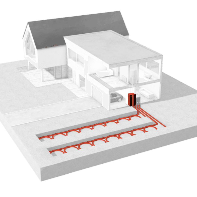 Ground Source Ground Array Training Rig Kensa - Shoebox NX Ground Source Heat Pump | Kensa